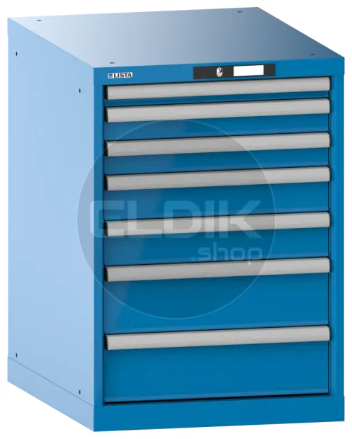 Lista 14.354.010 Werkplaatskast |B564 x D725 x H800 | 7 laden | Blauw
