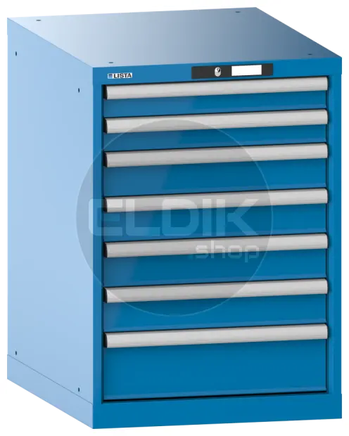 Lista 14.367.010 Werkplaatskast |B564 x D725 x H800 | 7 laden | Blauw