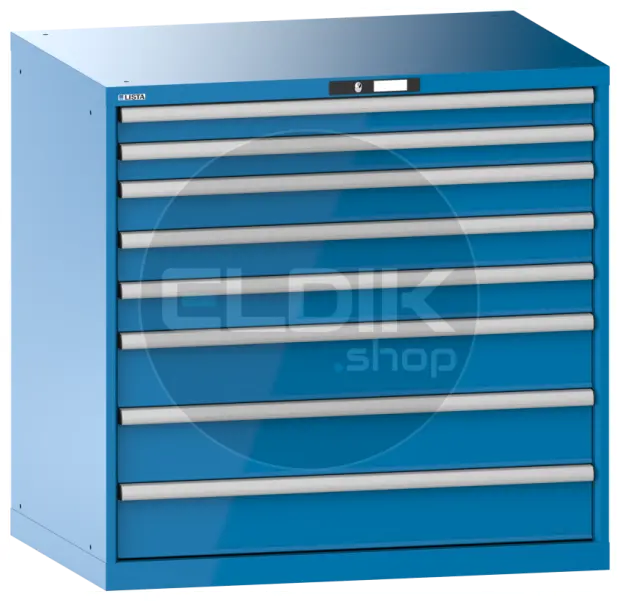 Lista 14.513.010 Werkplaatskast |B1023 x D725 x H1000 | 8 laden | Blauw