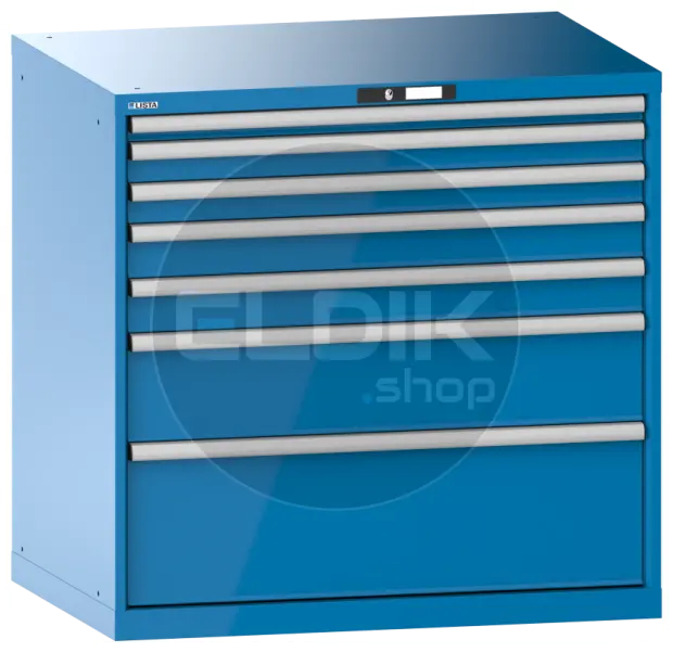 Lista 14.516.010 Werkplaatskast |B1023 x D725 x H1000 | 7 laden | Blauw