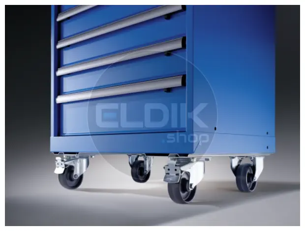 Lista 74.074.000 Verrijdbaar onderstel 27 en 36e 100mm rubber