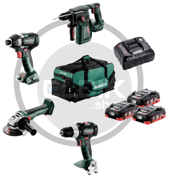 Metabo KIDLE 4.2.3 Combiset | 4 machines, 3 accu's en lader - 172736