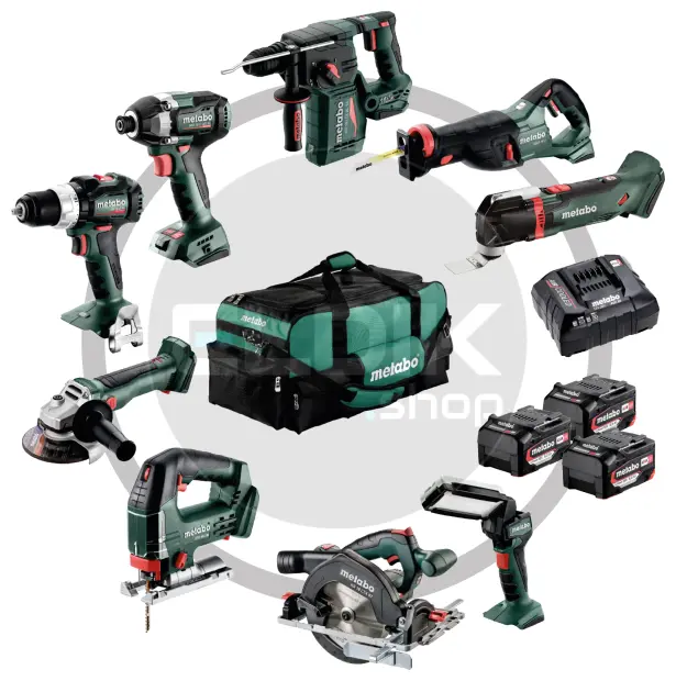 Metabo KIDLE 4.3.1 Combiset | 9 machines, 3 accu's en lader - 173184