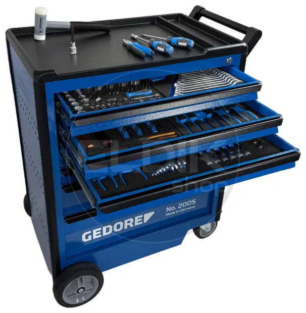 Gedore 2005 TS 308 308 Delige Gevulde Gereedschapwagen - 2980304