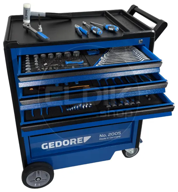 Gedore 2005 TS 308 308 Delige Gevulde Gereedschapwagen - 2980304