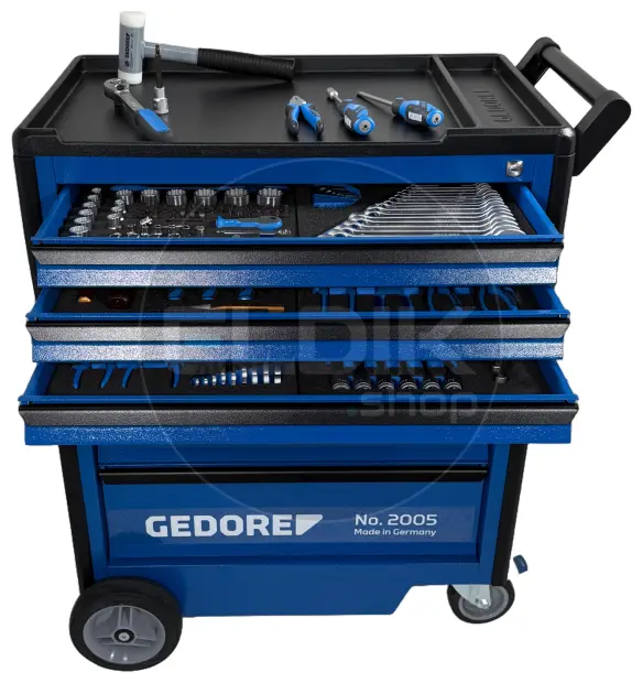 Gedore 2005 TS 308 308 Delige Gevulde Gereedschapwagen - 2980304