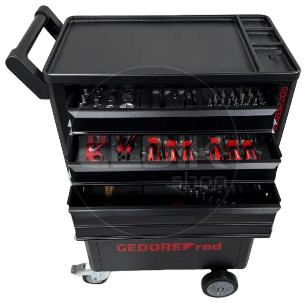 Gedore Red R21562005 119 Delige Gevulde Gereedschapwagen - 3301676