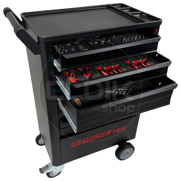 Gedore Red R21562005 119 Delige Gevulde Gereedschapwagen - 3301676