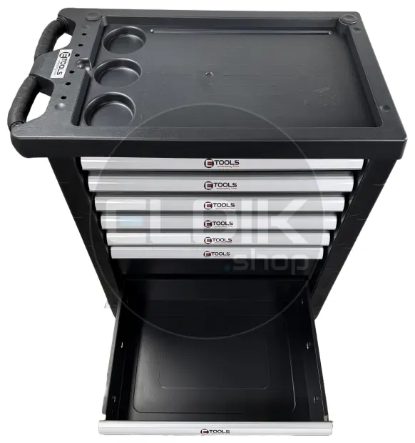 E-Tools 73276 196 Delige Gevulde Gereedschapswagen