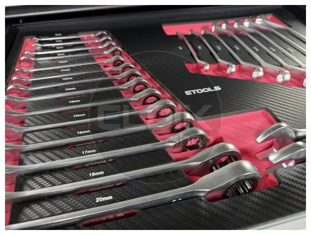 E-Tools 73276 196 Delige Gevulde Gereedschapswagen