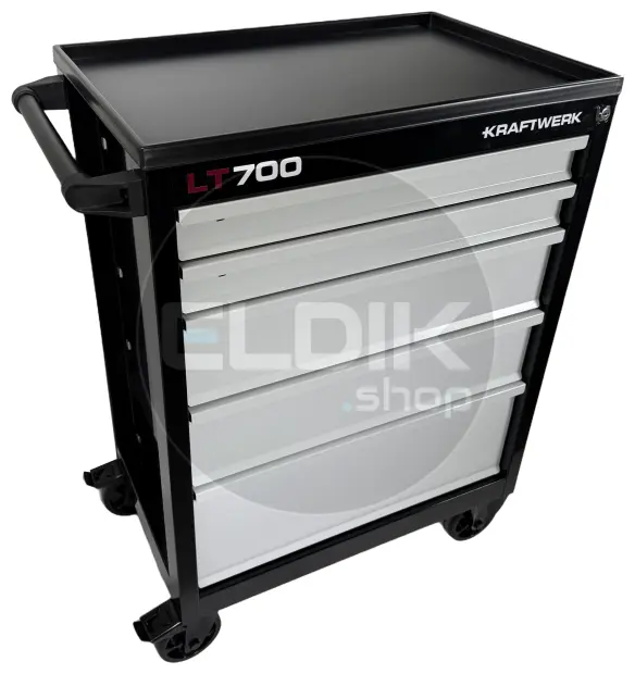 Kraftwerk 102.105.203 Gevulde Gereedschapswagen 5 Laden | 337-Delig in Foam inlay