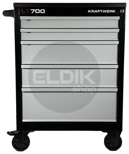 Kraftwerk 102.105.203 Gevulde Gereedschapswagen 5 Laden | 337-Delig in Foam inlay