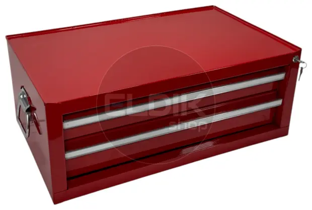 E-Tools 173245 Opzetkast Gereedschapswagen - 410 x 670 x 260 mm - rood