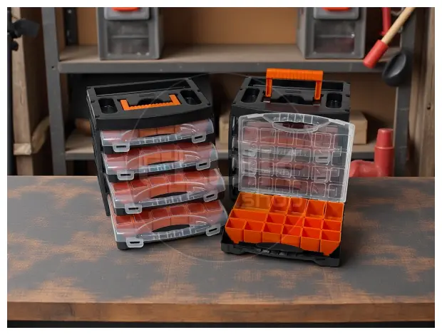E-Tools Midibox Opbergassortimentbox met 4 assortimentsdozen - 179247