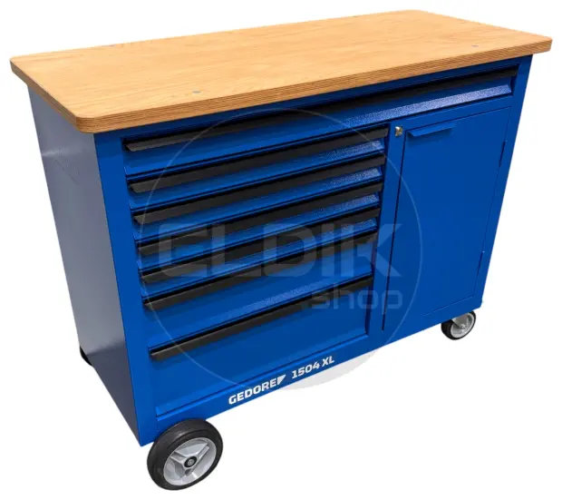 Gedore 1504 XL 1411 7 Laden Verrijdbare Werkbank XL - 1988468