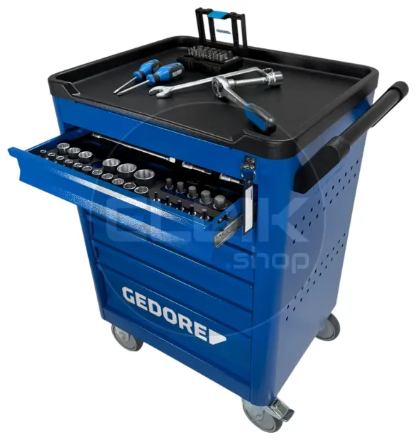 Gedore WSL M-TS-172 172 Delige Gevude Gereedschapwagen - 3100197