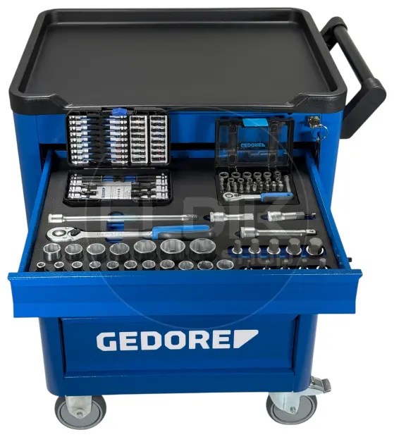 Gedore WSL M-TS-172 172 Delige Gevude Gereedschapwagen - 3100197