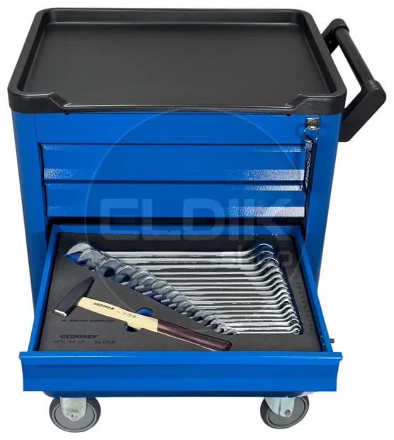 Gedore WSL M-TS-172 172 Delige Gevude Gereedschapwagen - 3100197
