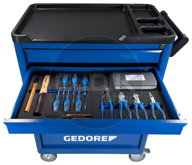 Gedore WSL-L-TS-308 308 Delige Gevulde Gereedschapwagen Workster - 2980347