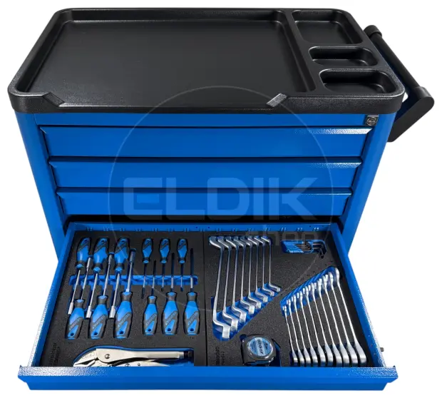 Gedore WSL-L-TS-308 308 Delige Gevulde Gereedschapwagen Workster - 2980347