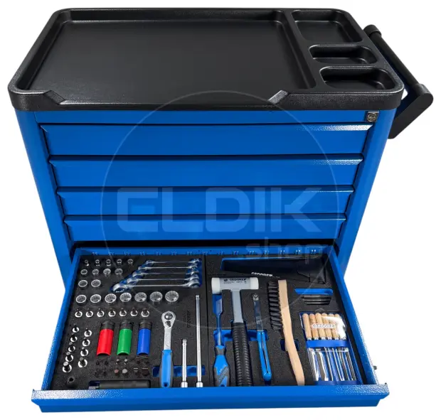Gedore WSL-L-TS-308 308 Delige Gevulde Gereedschapwagen Workster - 2980347
