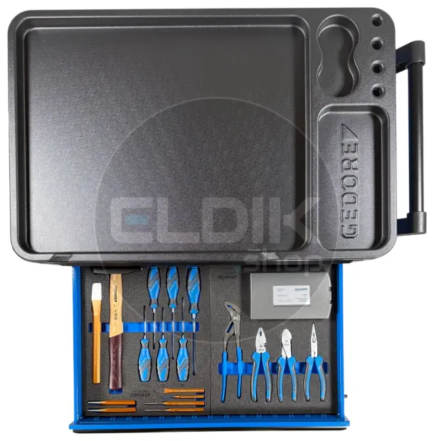 Gedore WHL-L-TS-147 147 Delige Gevulde Gereedschapwagen  + gratis led staaflamp - 3082105