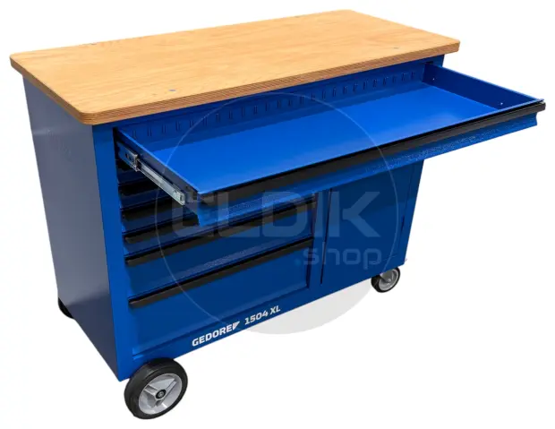 Gedore 1504 XL 1411 308 Delige Gevulde Verrijdbare Werkbank