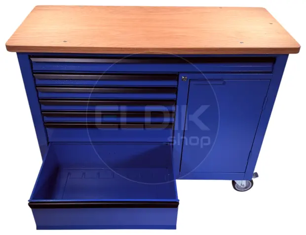 Gedore 1504 XL 1411 308 Delige Gevulde Verrijdbare Werkbank