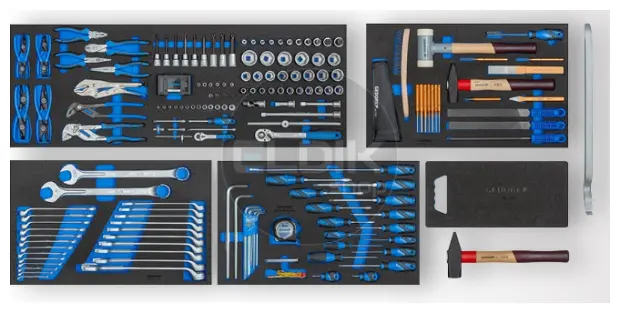Gedore S-198 Gereedschapset Agrarisch basis in CT-modules, 198-dlg. - 3436365