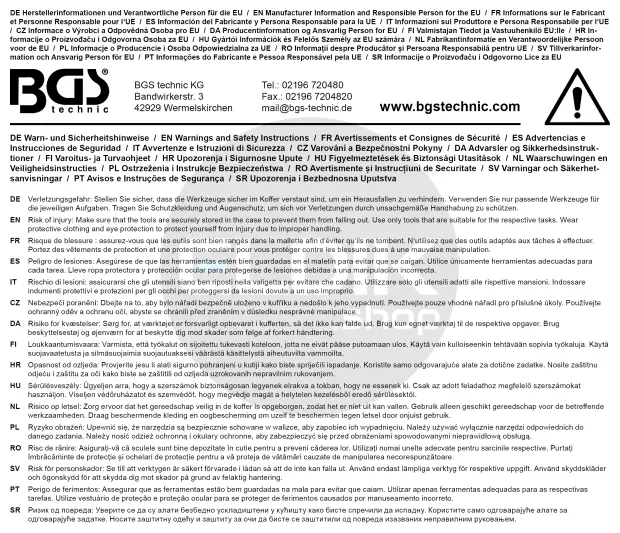 BGS 15505 Universele gereedschapskoffer | 106-dlg.