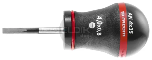 Facom AT6.5X35 Stubby Schroevendraaier Sleuf 6.5 x 35