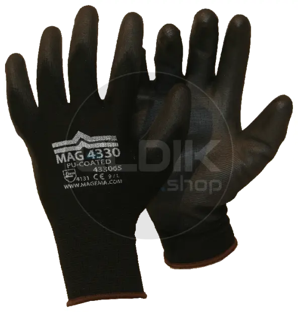 Handschoen voor algemeen gebruik met PU Coating 9 (L)