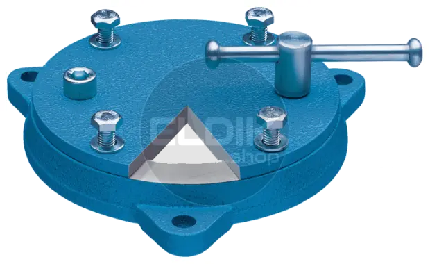 Brockhaus Heuer 103120 Draaiplateau voor Bankschroef 120 mm