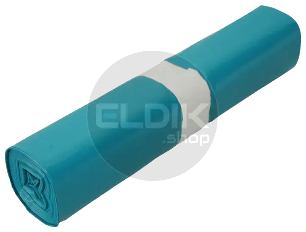 Vuilniszakken 120 liter 70x110cm rol a 20 zakken blauw T70