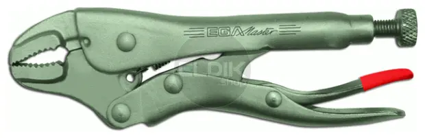 Ega 62177 Griptang gebogen bek 125mm
